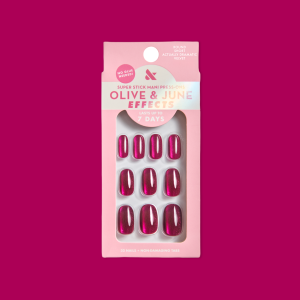 Actually Dramatic Velvet - Tab Press Ons | Short | Round