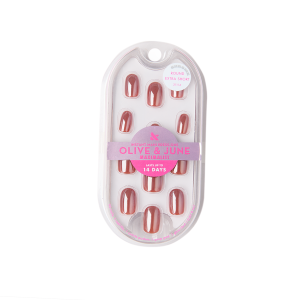 JJ Chrome - Press-On | Extra Short | Round