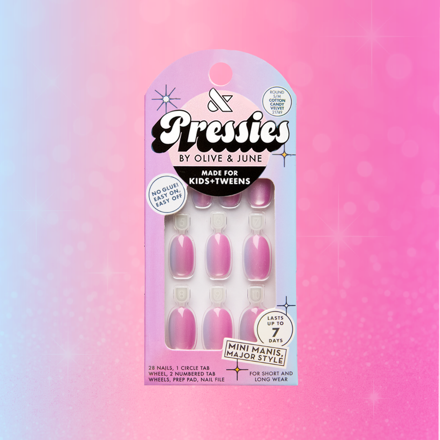 Cotton Candy Velvet - Pressies | Short Medium | Round - Image 3