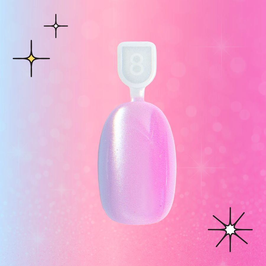 Cotton Candy Velvet - Pressies | Short Medium | Round - Image 2
