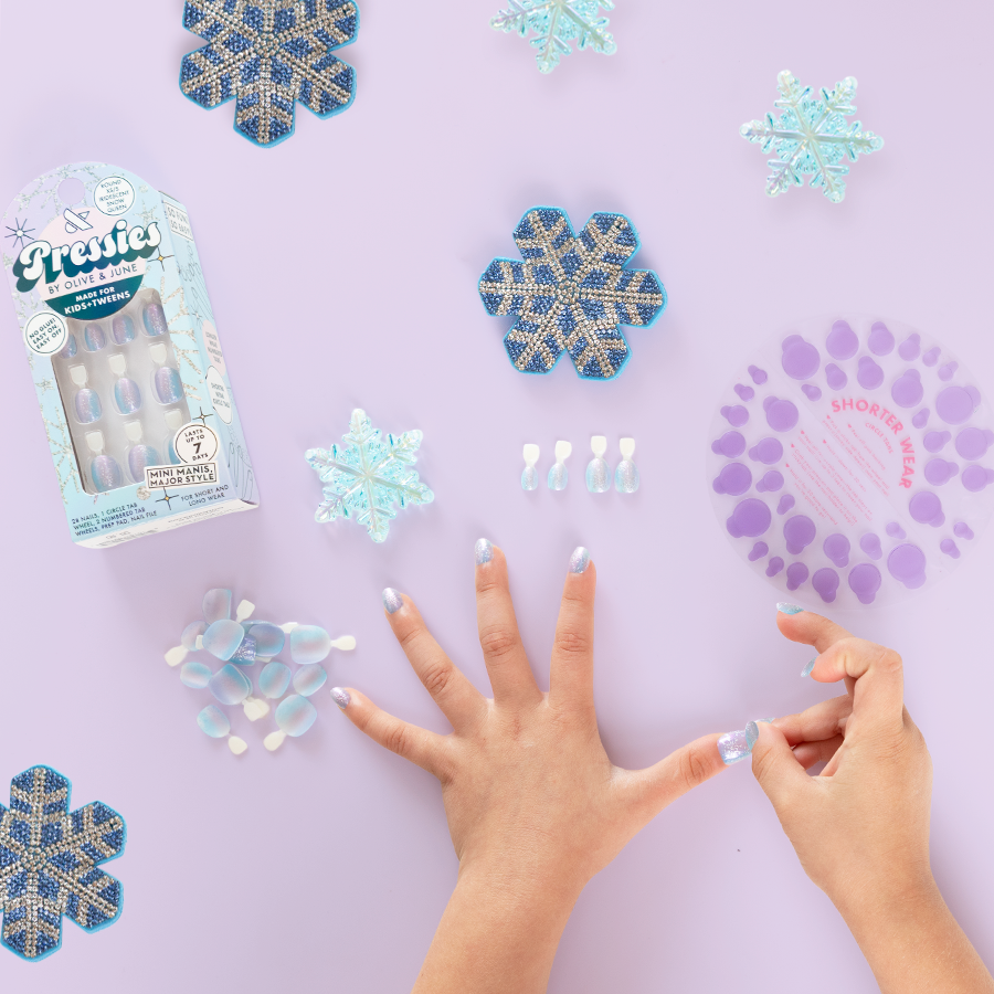 Iridescent Snow Queen - Pressies | Extra Short Short | Round - Image 5