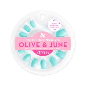 Ocean Velvet - Press On | Extra Short | Round