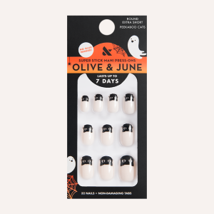 Peekaboo Cats | Extra Short | Round - Tab Press-On