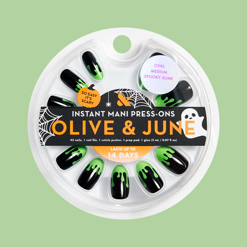 Spooky Slime - Press-On | Medium | Oval