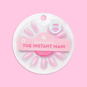 Iridescent Pink - Press-On | Medium | Oval